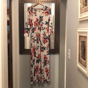 Floral maxi dress